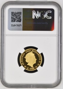 25 Паунда (1/4 oz.) 2021 Музикални Легенди - The Who Proof NGC PF 70 ULTRA CAMEO