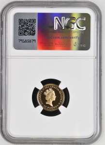 10 Паунда (1/10 oz.) Британия 1987 Proof NGC PF 69 ULTRA CAMEO