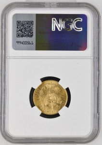 20 Корона Австрия 1897 AU58 NGC